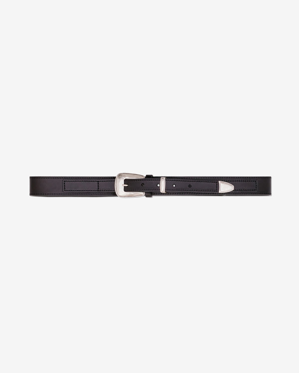 Lemaire - Women's Minimal Western Belt Smooth Leather - (Black)