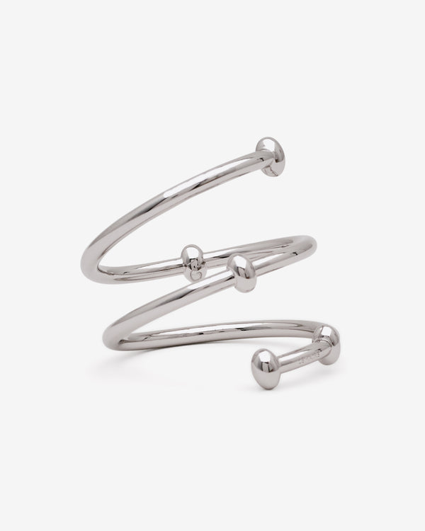 Lemaire - Women’s Croissant Bag Spiral Jewelry - (Silver)