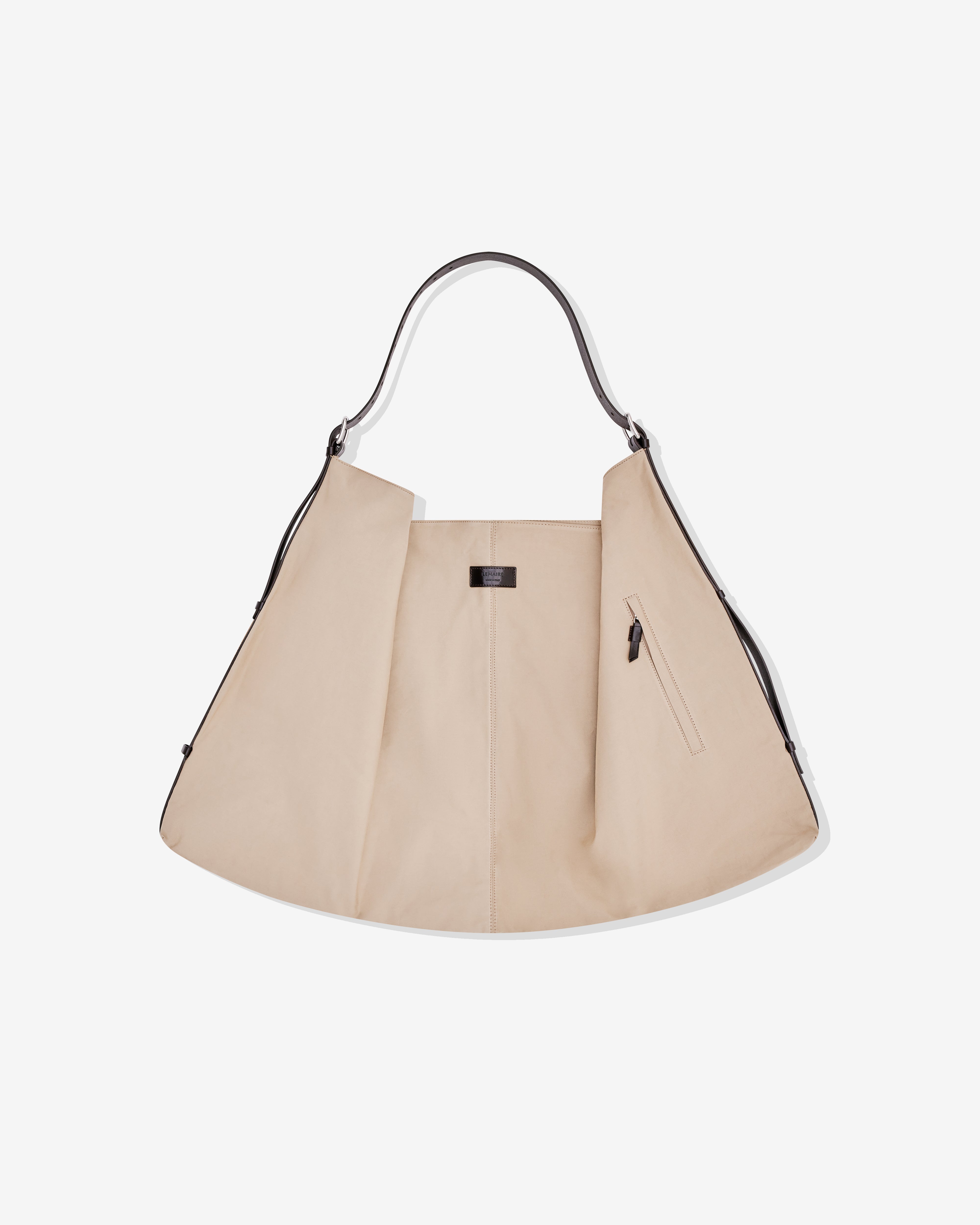 Lemaire: Women's Flag Hobo Bag (Linen) | DSML E-SHOP Lemaire: Women's Flag Hobo Bag (Linen) | DSML E-SHOP