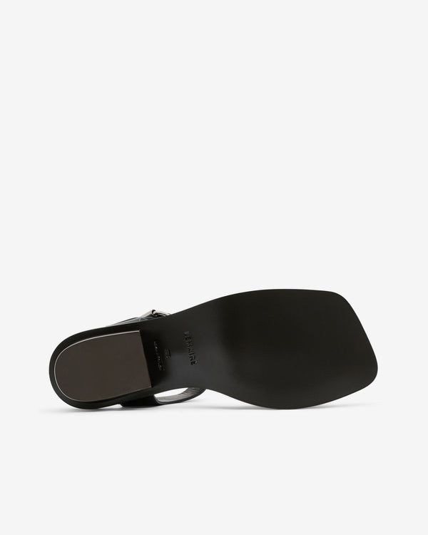 Lemaire - Women’s Square Heeled Sandals With Strap - (Black)