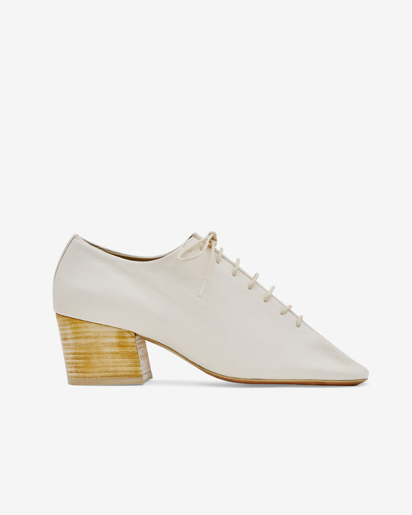 Lemaire - Women's Souris Classic Derbies With Cuban Heel - (White)