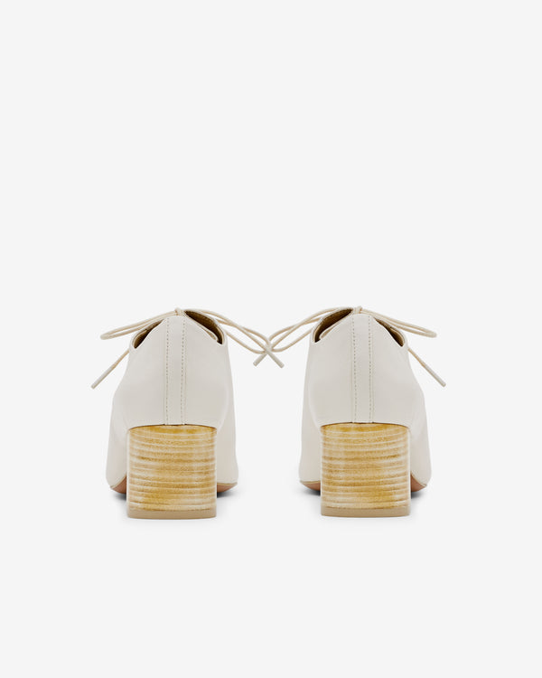 Lemaire - Women’s Souris Classic Derbies With Cuban Heel - (White)