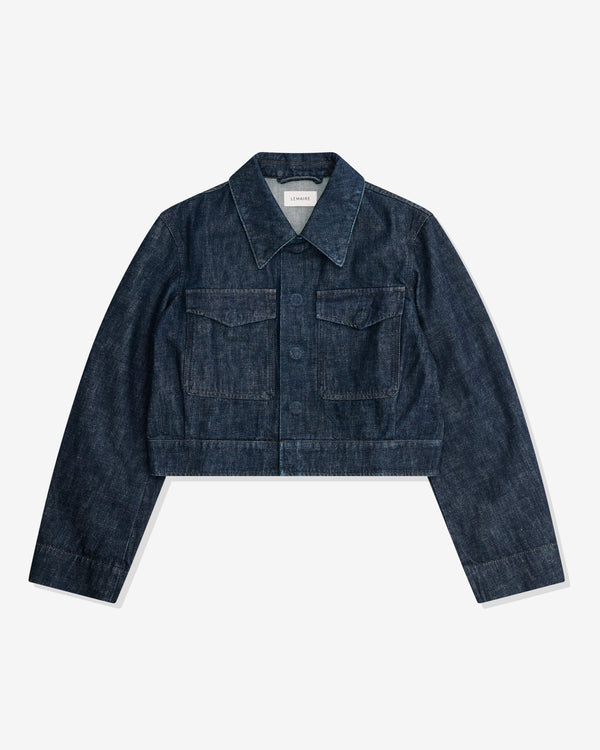 Lemaire - Women's Two Pocket Cropped Jacket - (Denim Indigo)