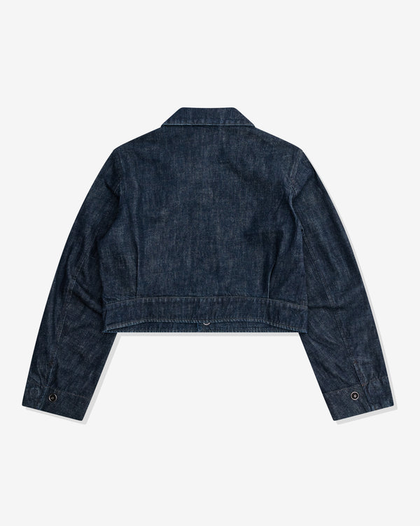 Lemaire - Women’s Two Pocket Cropped Jacket - (Denim Indigo)