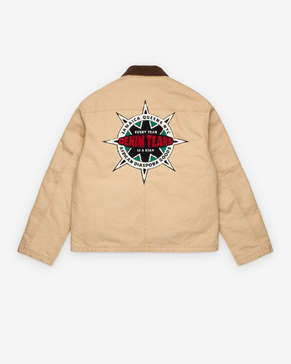 Denim Tears - Men's Liberty Star Workwear Jacket - (Khaki)