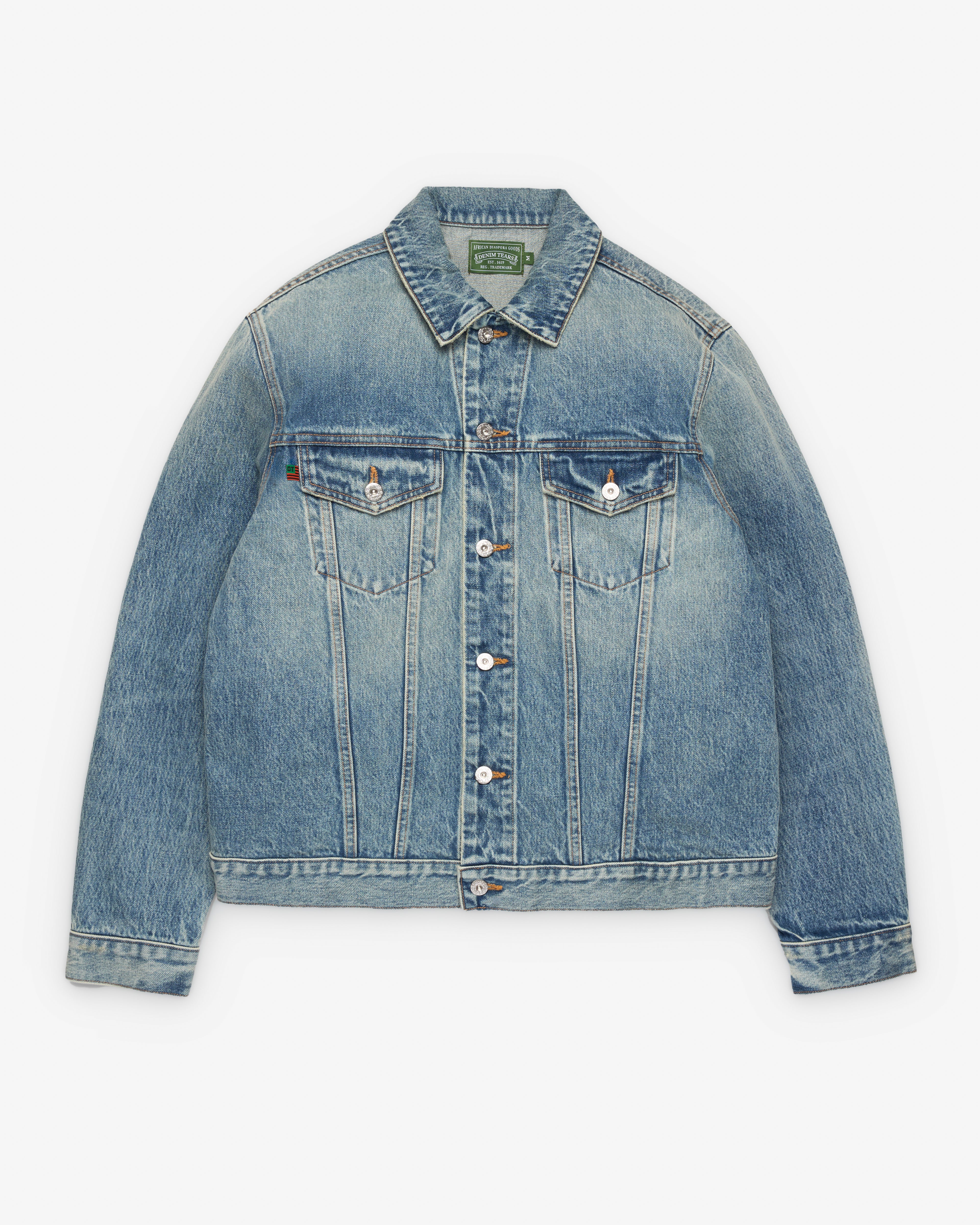 Denim Tears: Men's Light Wash Denim Jacket (Light Wash) | Dover Street ...