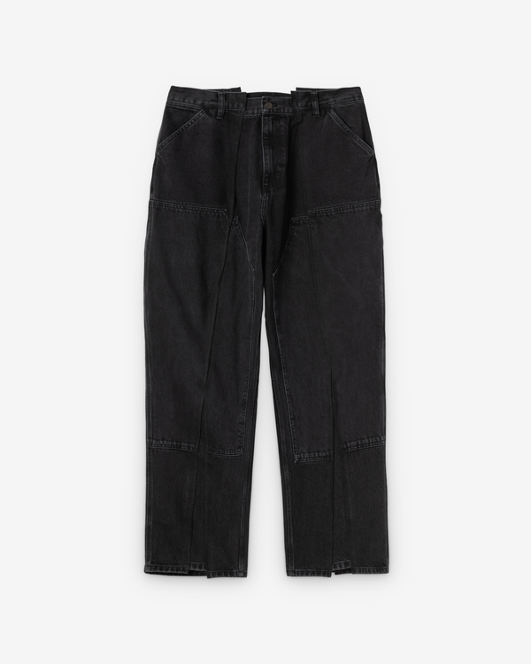 Louther - Carhartt WIP Split Knee Denim - (Black)