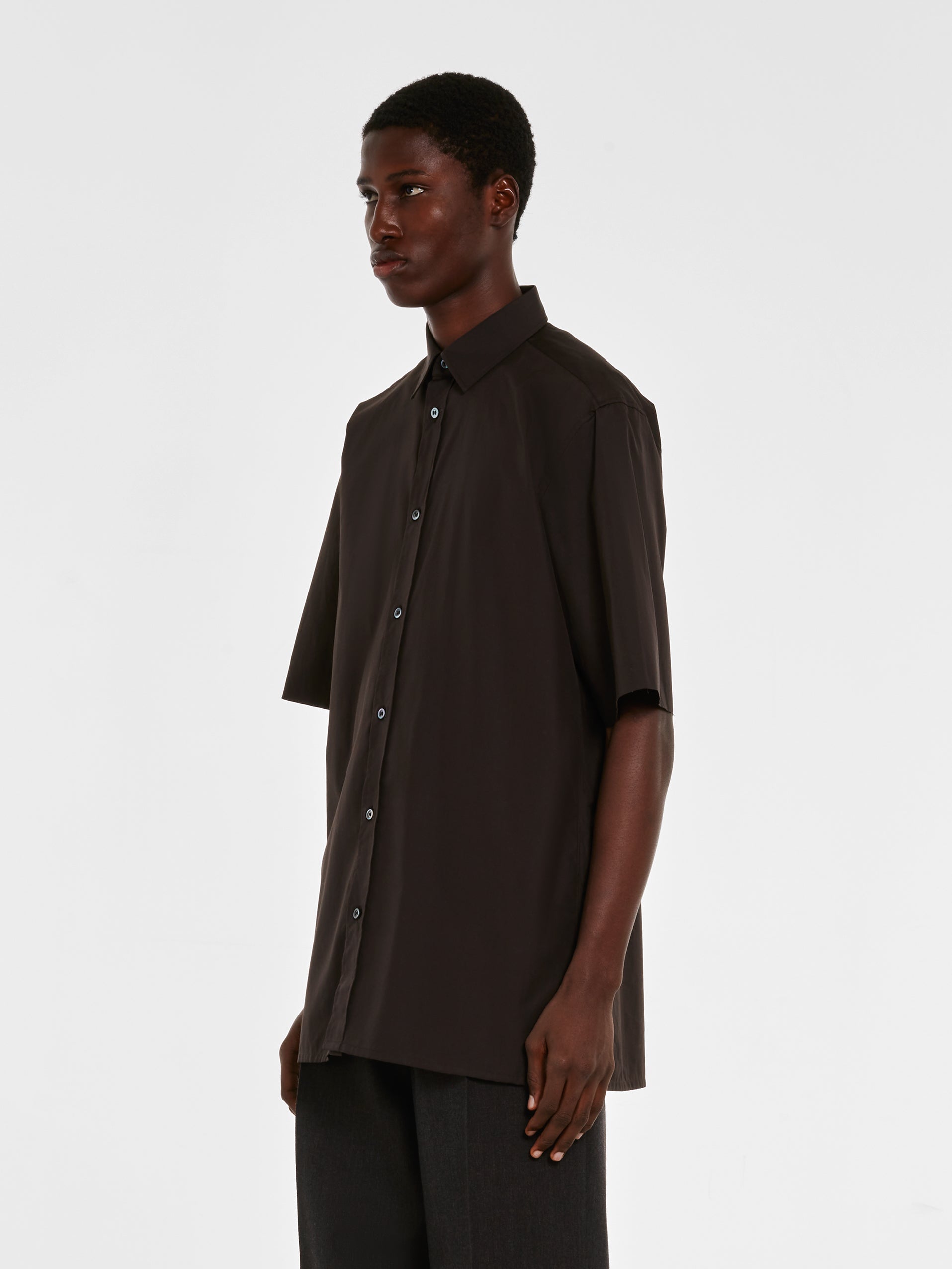 Maison Margiela - Men’s Short-Sleeved Shirt - (Black)