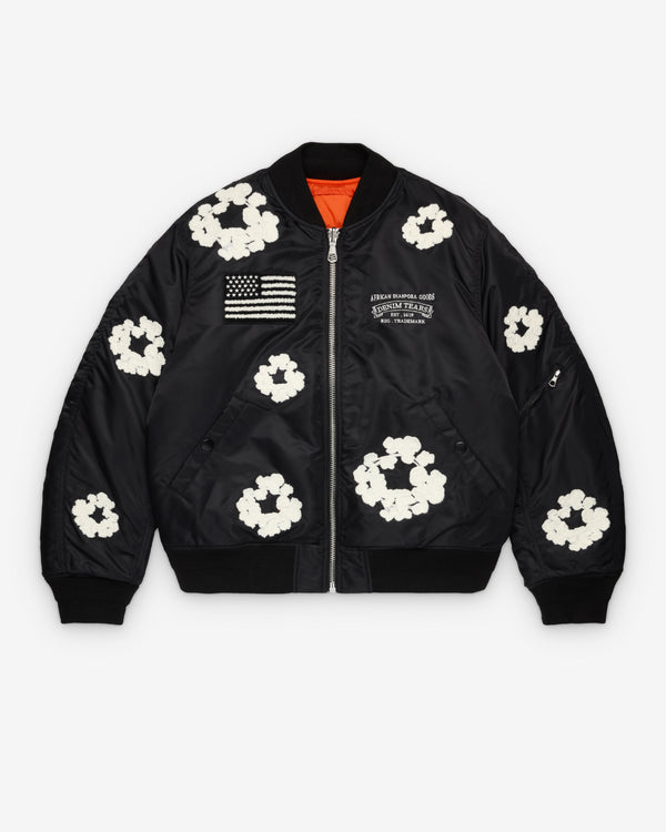 Denim Tears - Men's MA-1 Bomber Jacket - (Black)