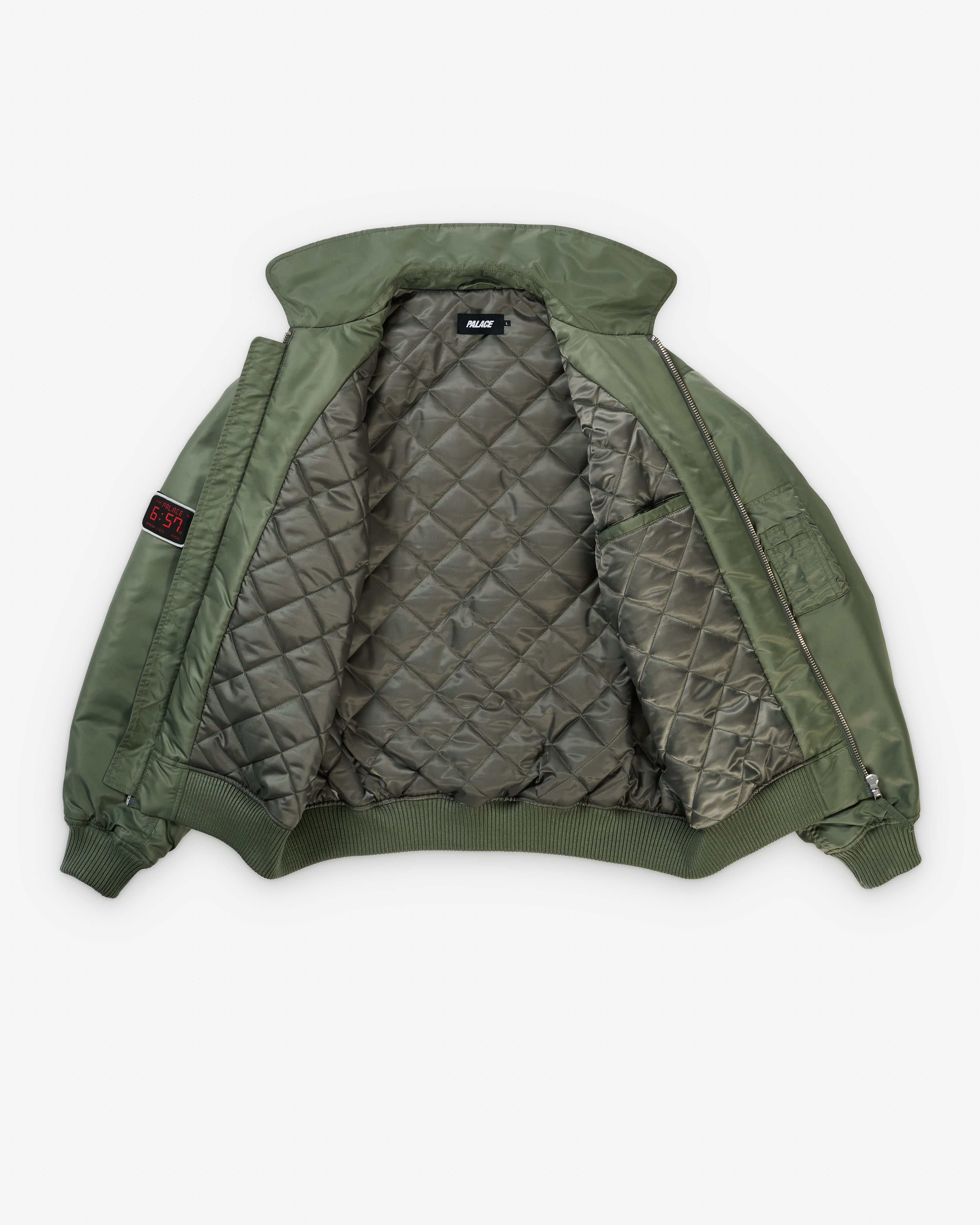 Palace: Men's Ma-2 Banging Jacket (Olive) | Dover Street Market London