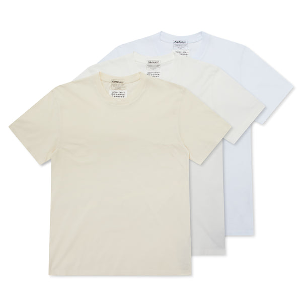 Maison Margiela - Men’s 3 Pack T-Shirt - (White)