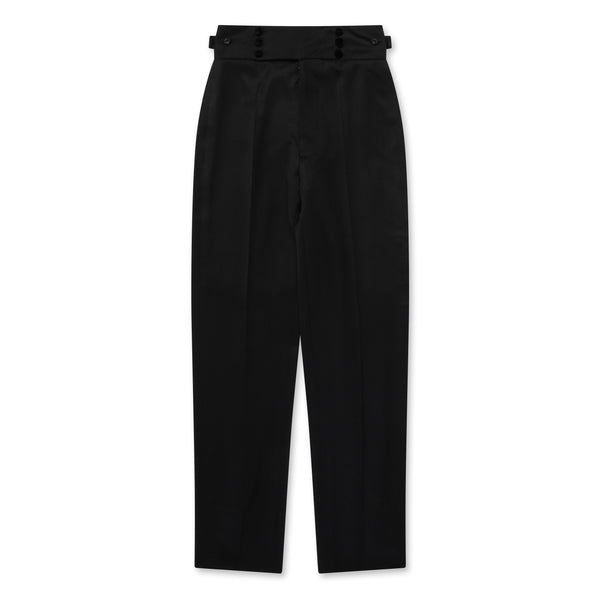 Maison Margiela - Women’s Wool Pleated Trousers - (Black)