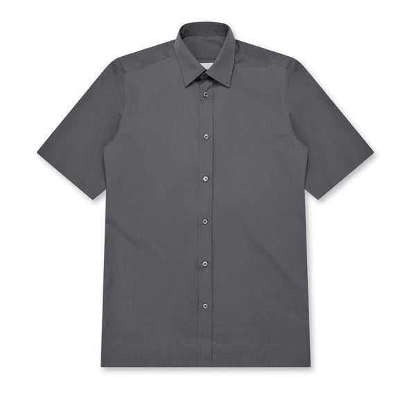 Maison Margiela - Men’s Short-Sleeved Shirt - (Dark Grey)