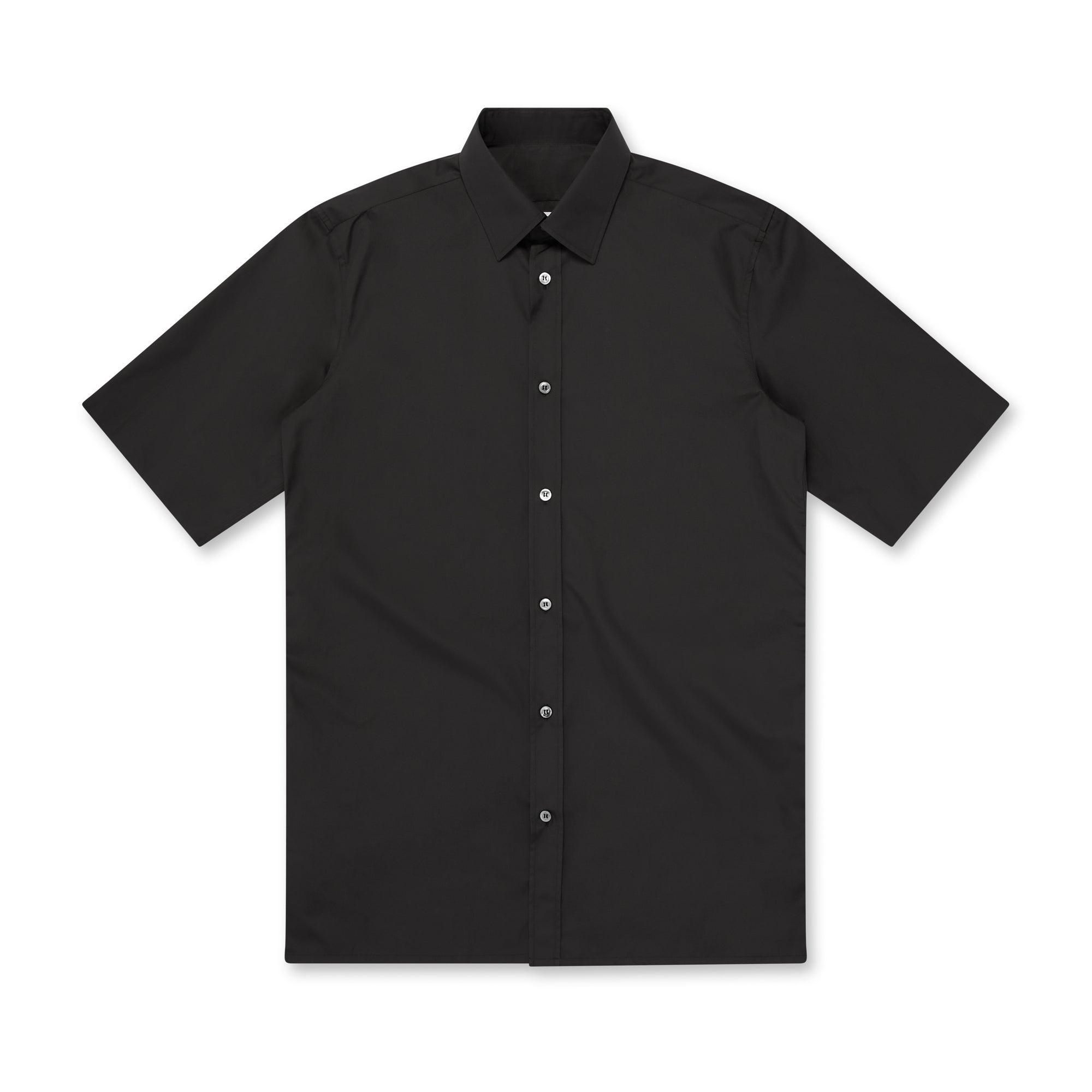 Maison Margiela - Men’s Short-Sleeved Shirt - (Black) view 5