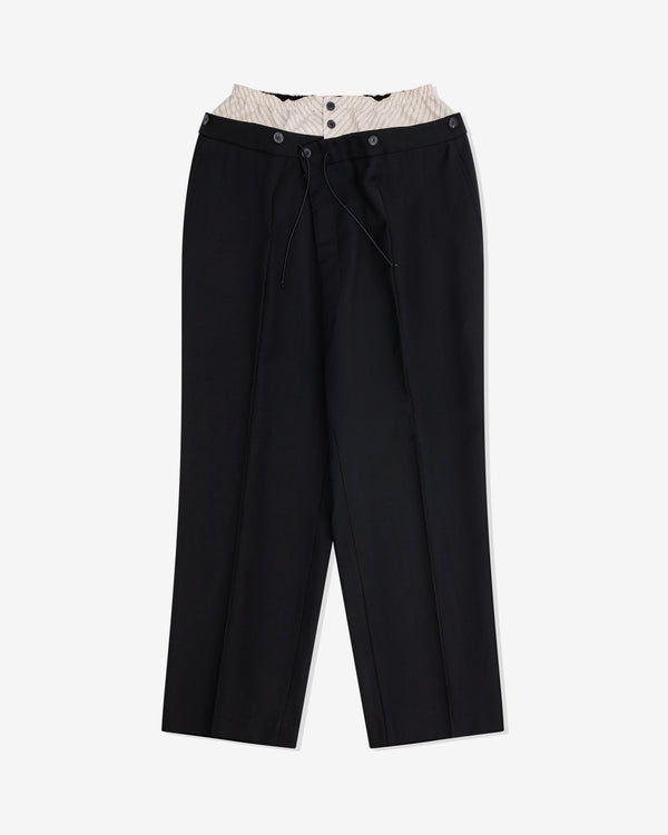 Maison Margiela - Men's Black Wool Trousers - (Black)