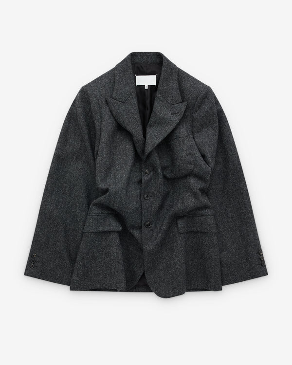 Maison Margiela - Women’s Wool Jacket - (Dark Grey)