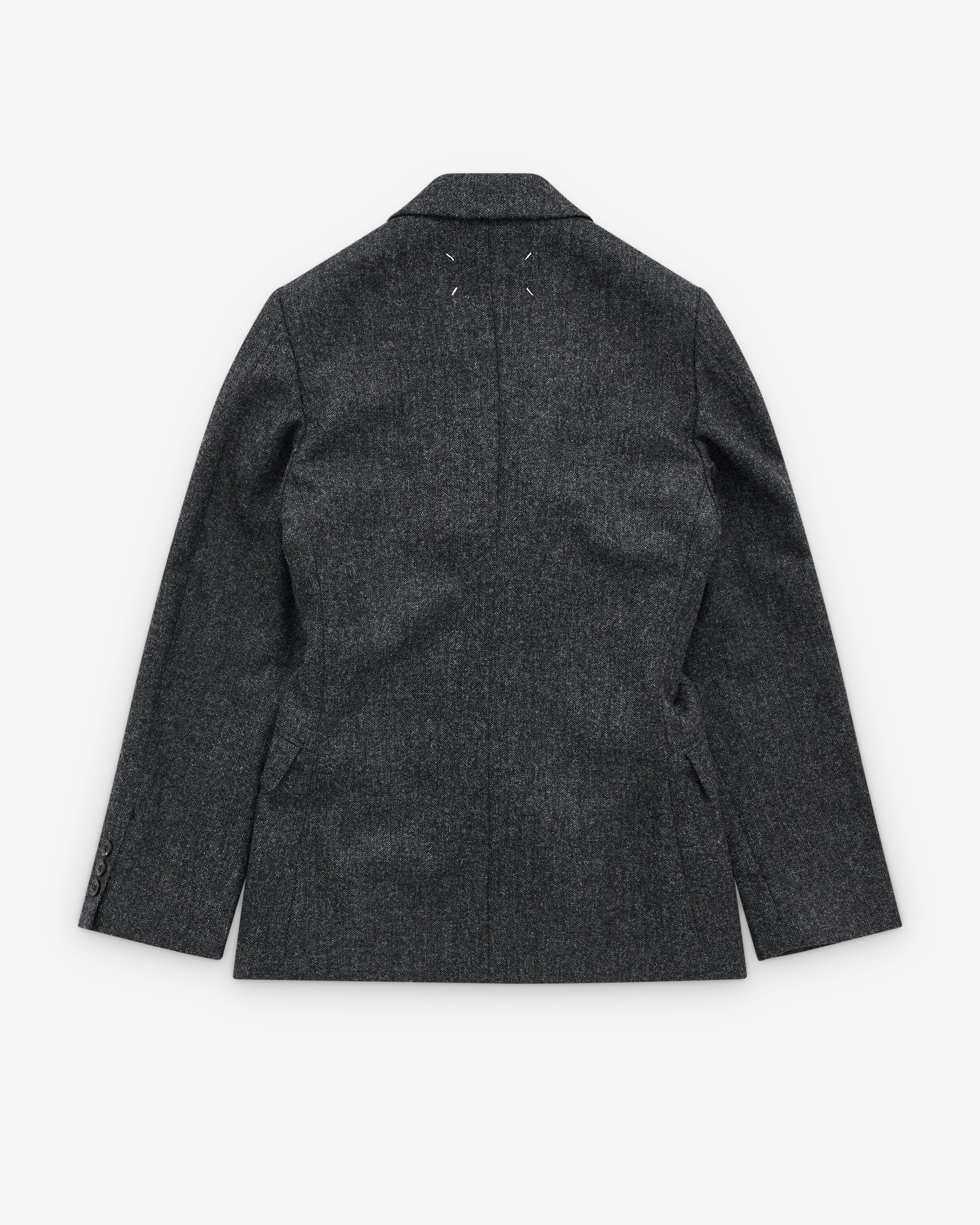 Maison Margiela ダークグレー ウールジャケット Maison Margiela: Women's Wool Jacket (Dark Grey) | DSML E-SHOP