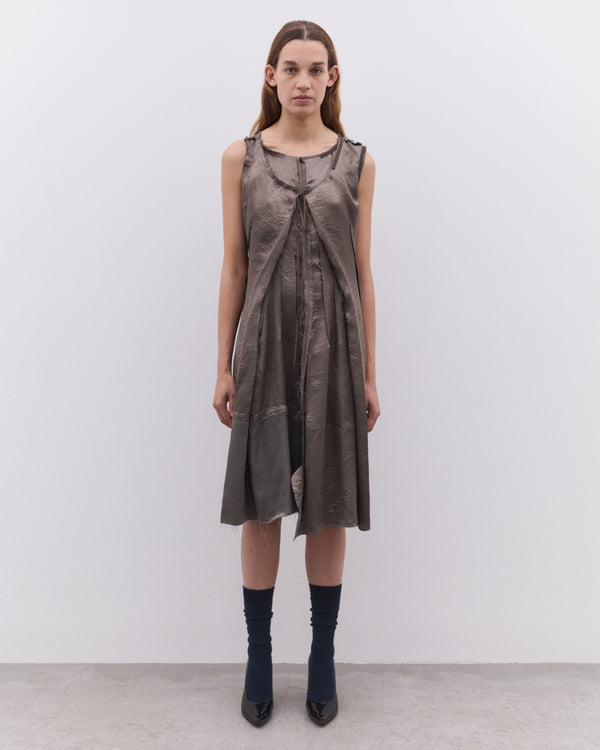 Maison Margiela - Women’s Sleeveless Dress - (Taupe)