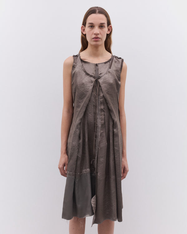 Maison Margiela - Women’s Sleeveless Dress - (Taupe)