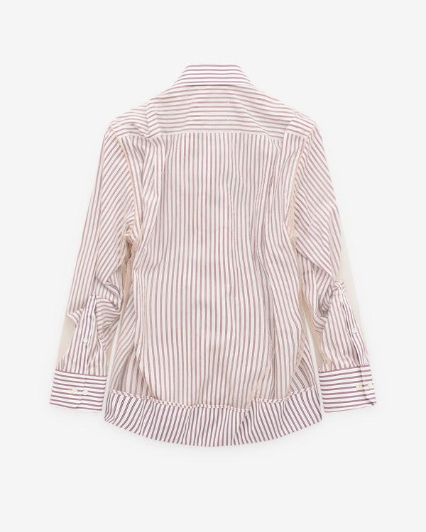 Maison Margiela - Women’s Layered Tulle Shirt - (Silver)