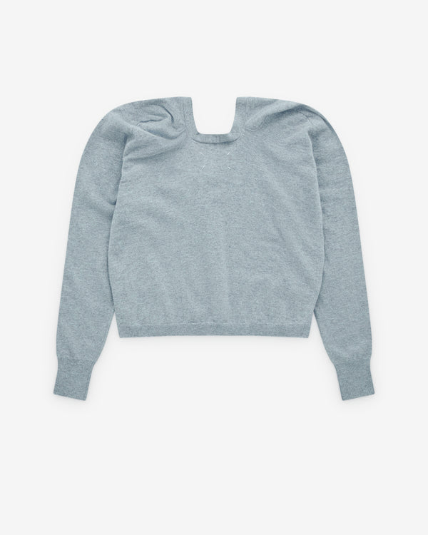 Maison Margiela - Women’s V-Neck Cardigan - (Blue)