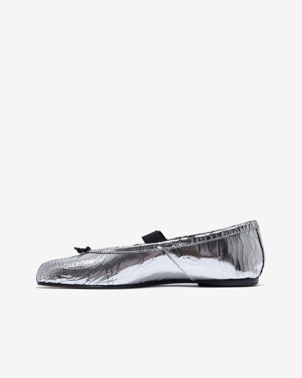 Maison Margiela - Women’s Tabi Ballet Shoe - (Silver)