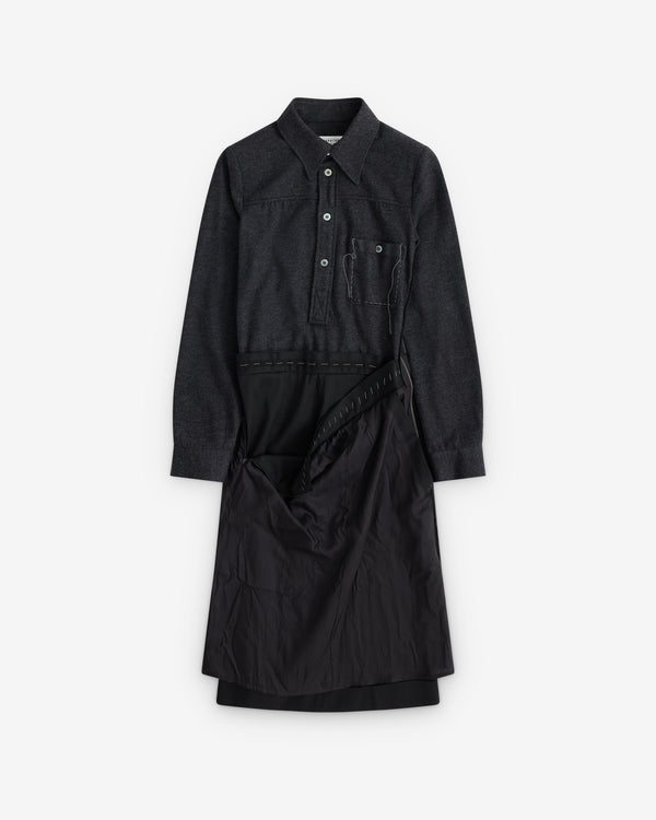 Maison Margiela - Women's Wool Long Dress - (Black)