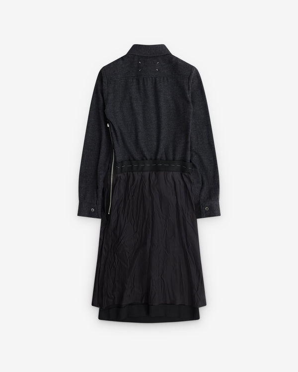 Maison Margiela - Women's Wool Long Dress - (Black)