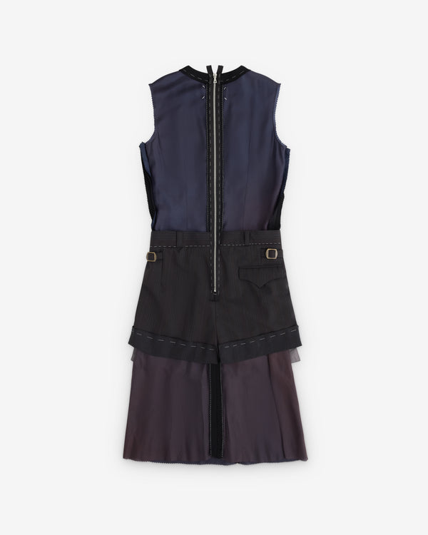 Maison Margiela - Women’s Decortiqué Midi Dress - (Navy Blue)