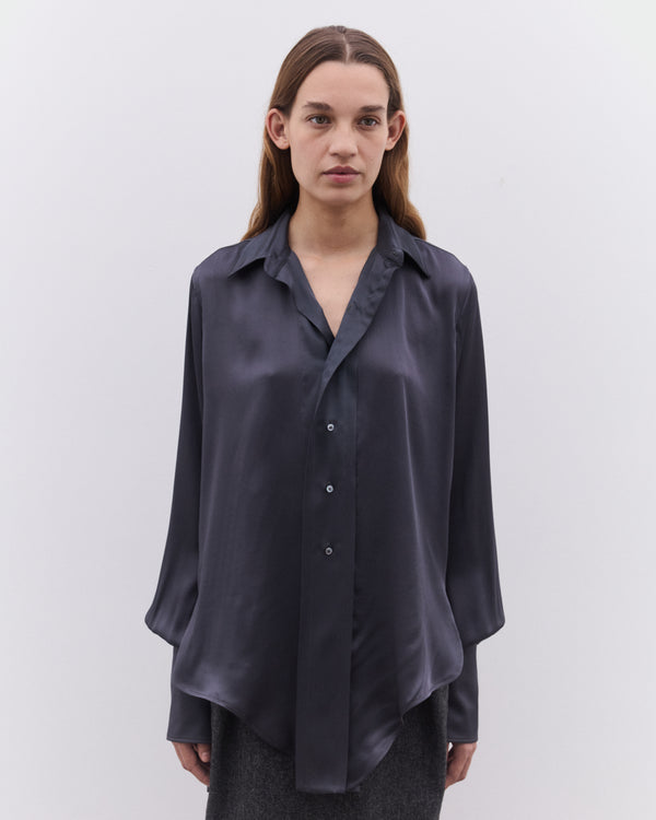 Maison Margiela - Women's Dropped Hem Shirt - (Black)