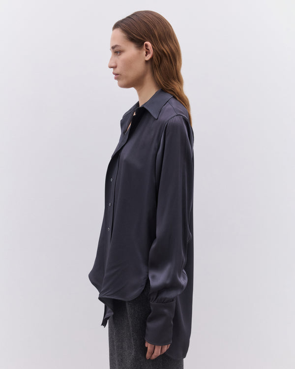 Maison Margiela - Women's Dropped Hem Shirt - (Black)