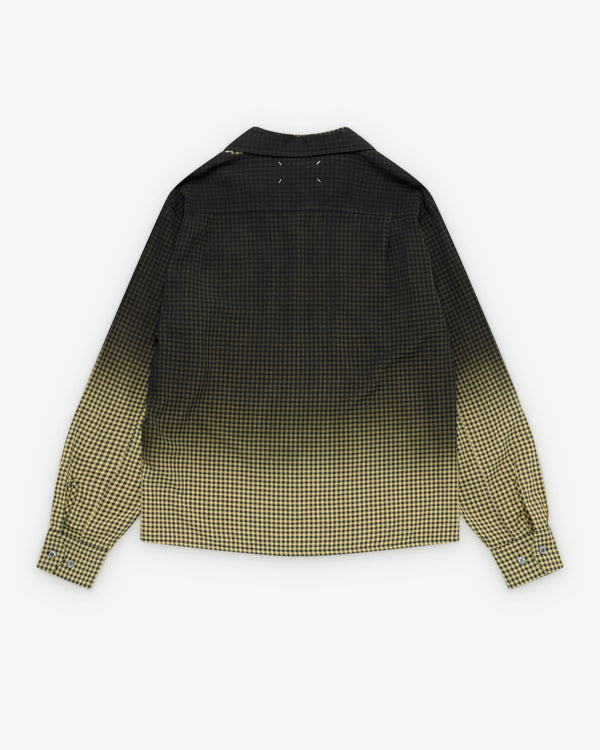 Maison Margiela - Men's Long-Sleeved Shirt - (Black/Yellow)