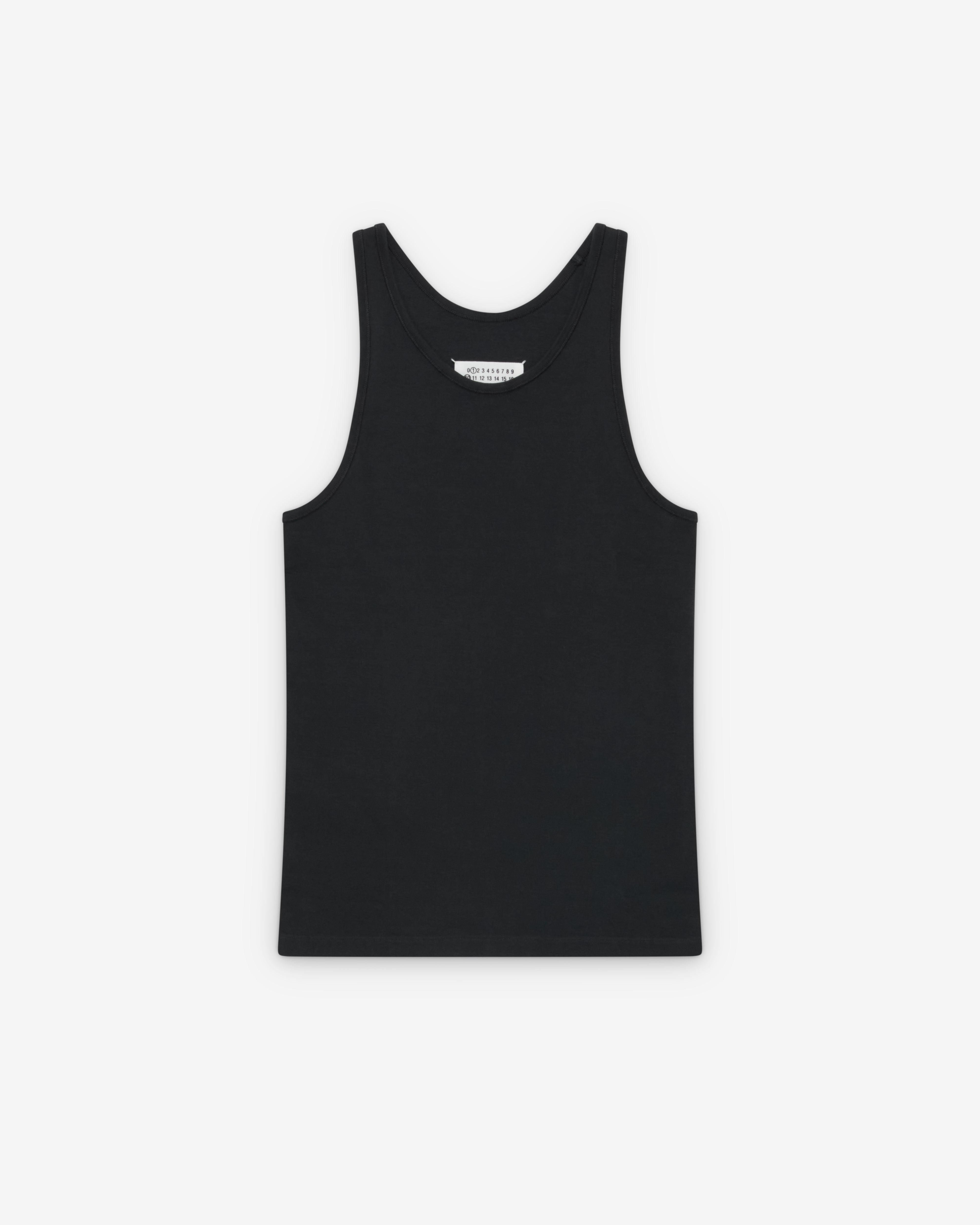 Maison Margiela: Men's Tank Top (Black) | Dover Street Market London