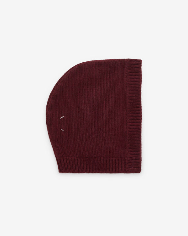 Maison Margiela - Wool Knit Hood Beanie - (Burgundy)