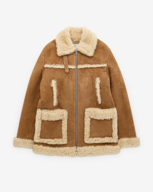 Maison Margiela - Women's Shearling Caban - (Camel)