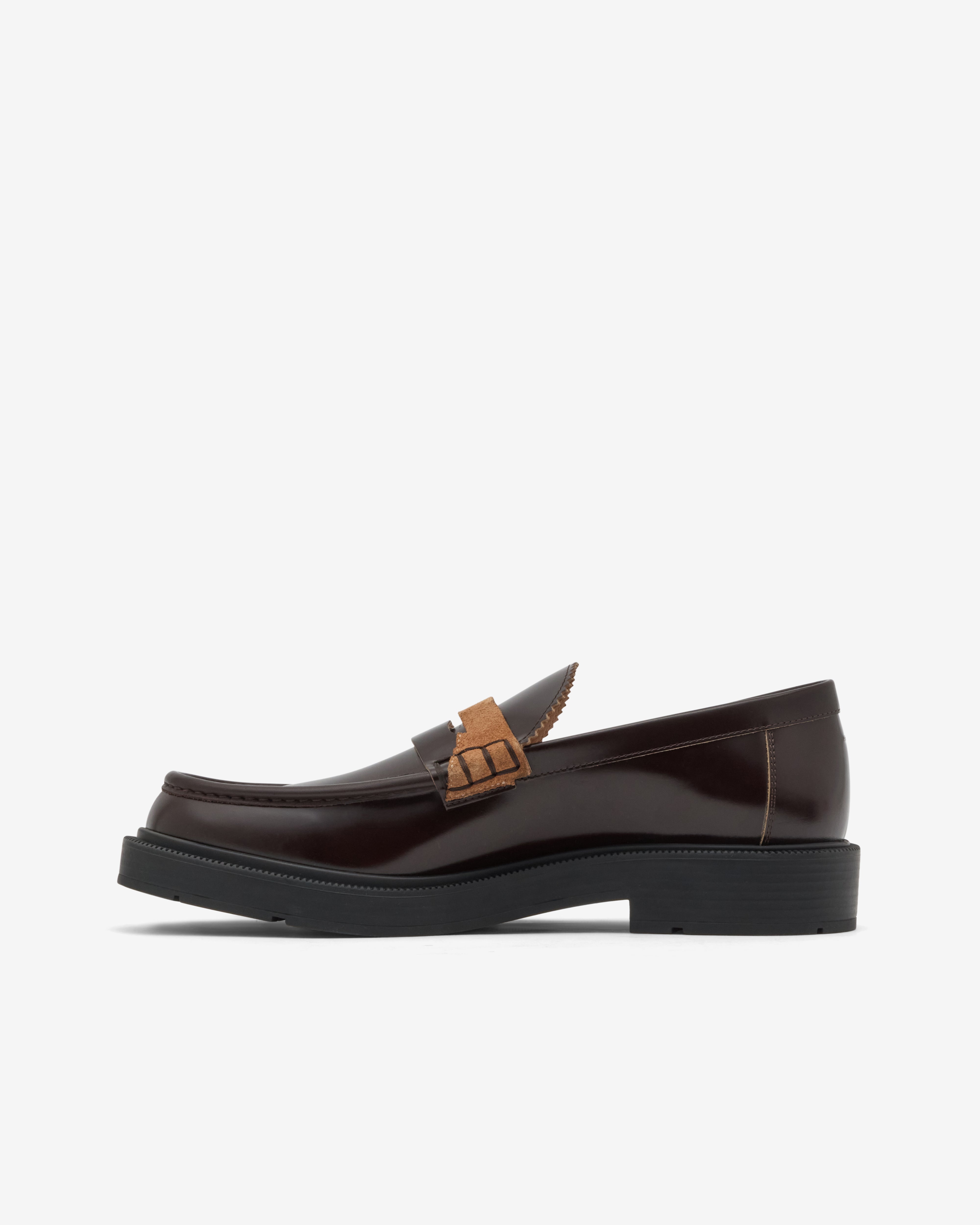 Maison Margiela: Men's Décortiqué Loafer (Brown) | Dover Street