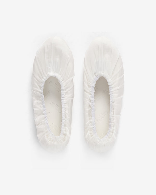 Maison Margiela - Women's Stretch Ballet Flats - (White)