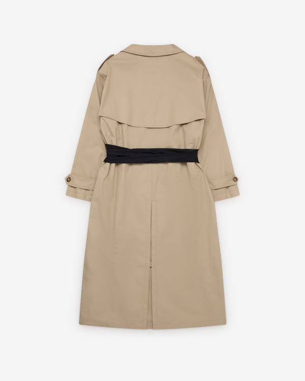 MM6 - Women's Double Breasted Trench Coat - (Beige)