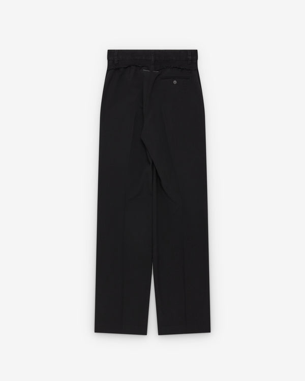 MM6 - Women's High Waisted Trousers - (Black)