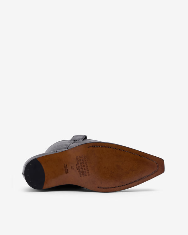 Maison Margiela - Women's Heel-less Western Boots - (Black)