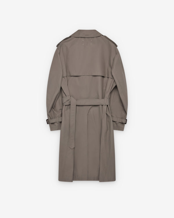 Maison Margiela - Men's Folded Collar Trench Coat - (Pink Beige)