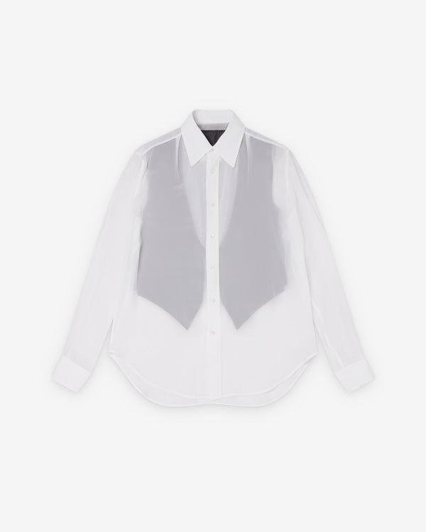 Maison Margiela - Men's Covered Tailored Shirt - (White)