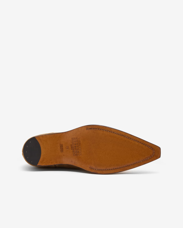 Maison Margiela - Men's Heel-less Western Chelsea Boots - (Brown)