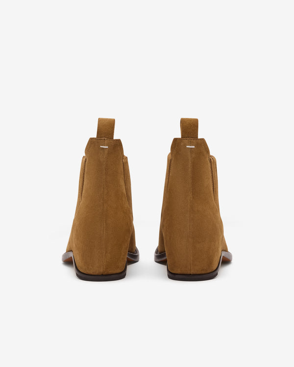 Maison Margiela - Men's Heel-less Western Chelsea Boots - (Brown)