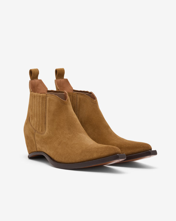 Maison Margiela - Men's Heel-less Western Chelsea Boots - (Brown)