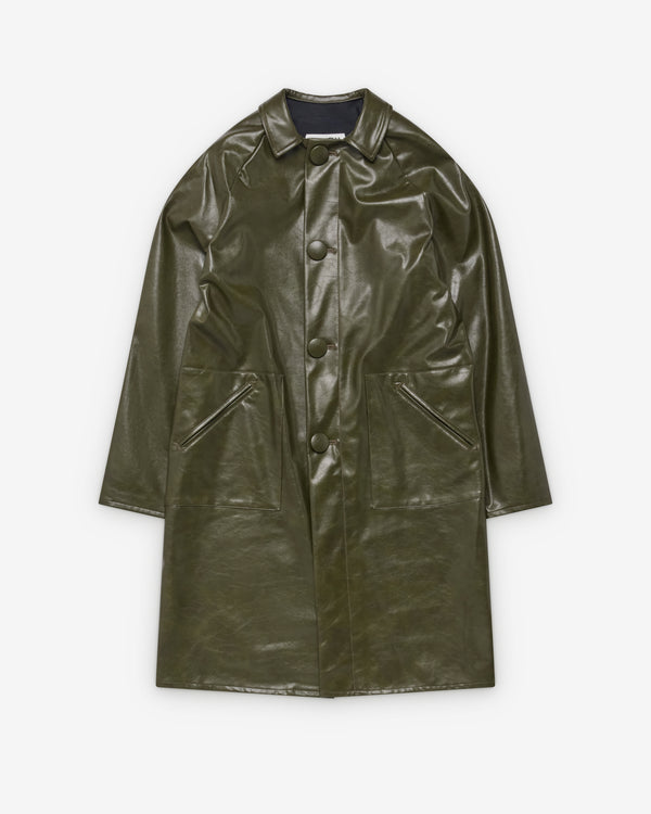 MM6 - Women's Wax Coat - (Forest Green)