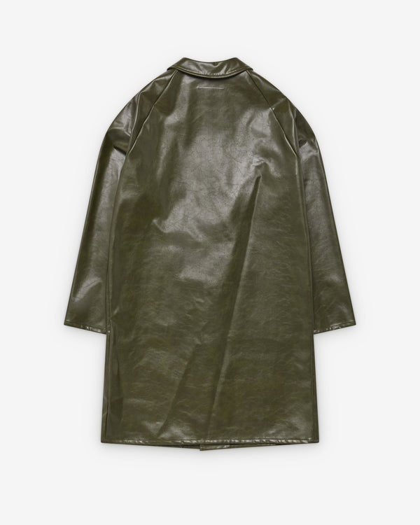 MM6 - Women's Wax Coat - (Forest Green)