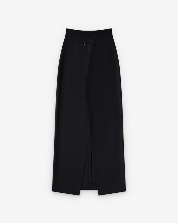 Maison Margiela - Women's Wool Long Skirt - (Black)