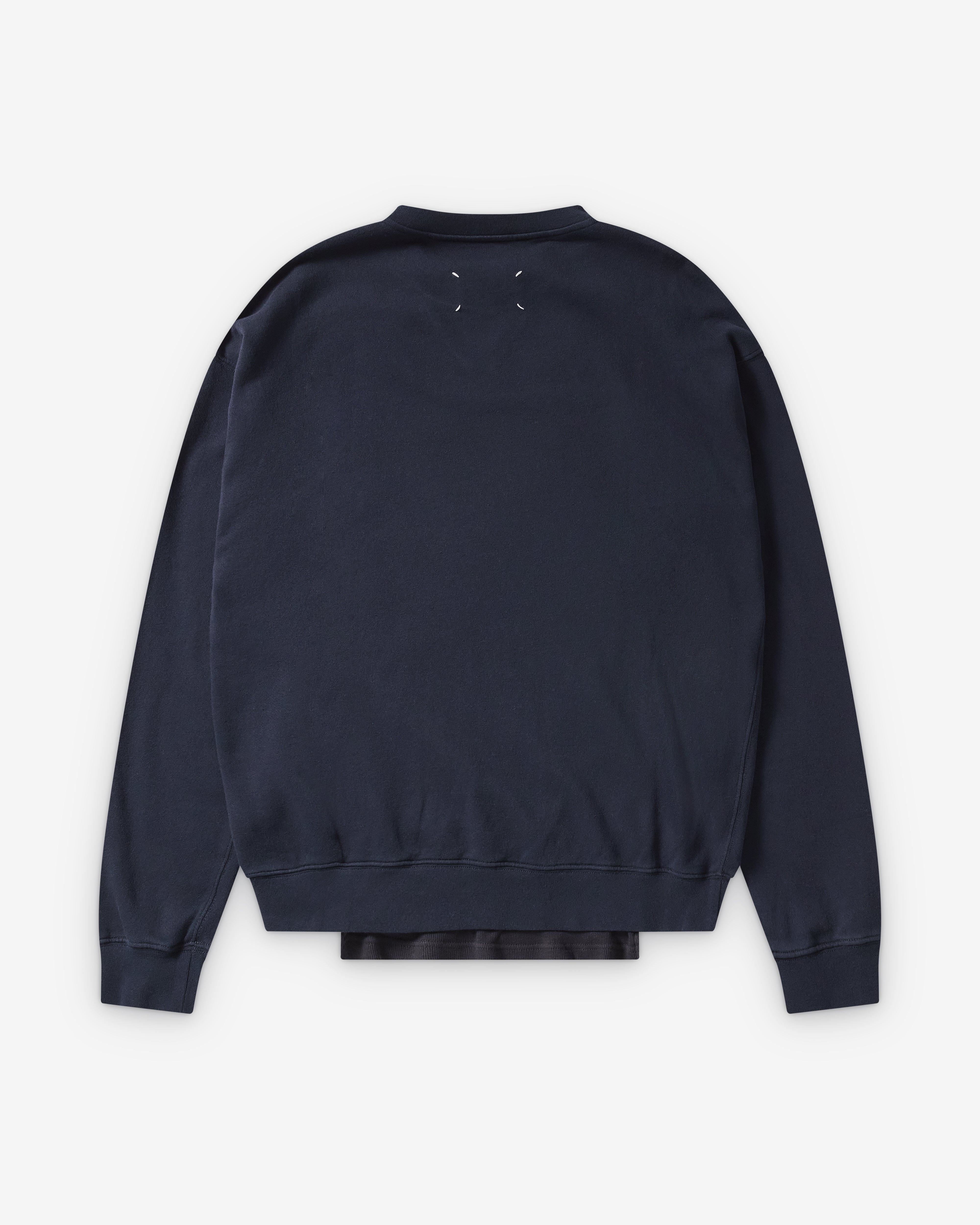 Maison Margiela: Men's Sweatshirt (Navy) | Dover Street Market London