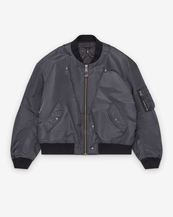 Maison Margiela - Women's Reversible Bomber Jacket - (Dark Grey)